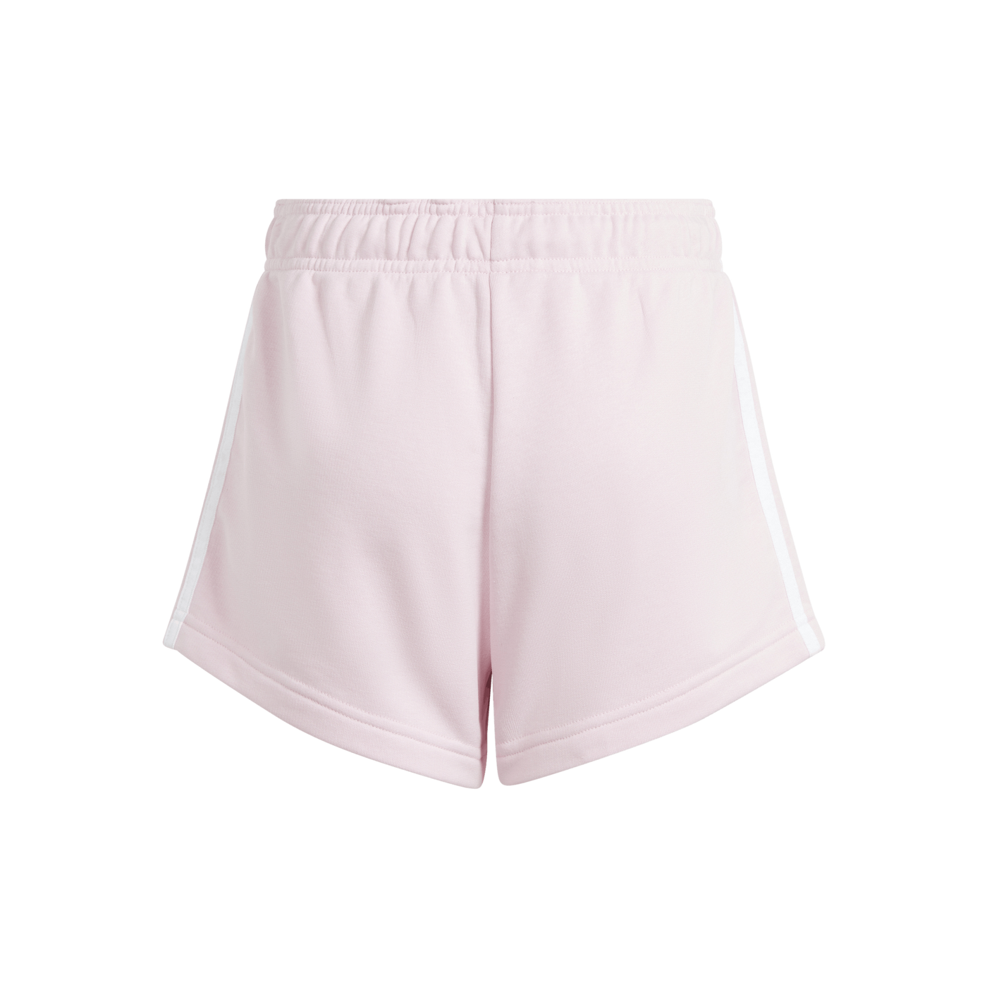 Essentials 3-Stripes Shorts Clear Pink / White