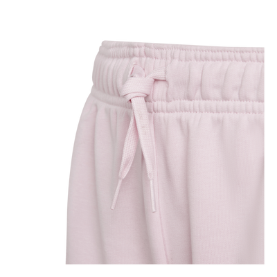 Essentials 3-Stripes Shorts Clear Pink / White