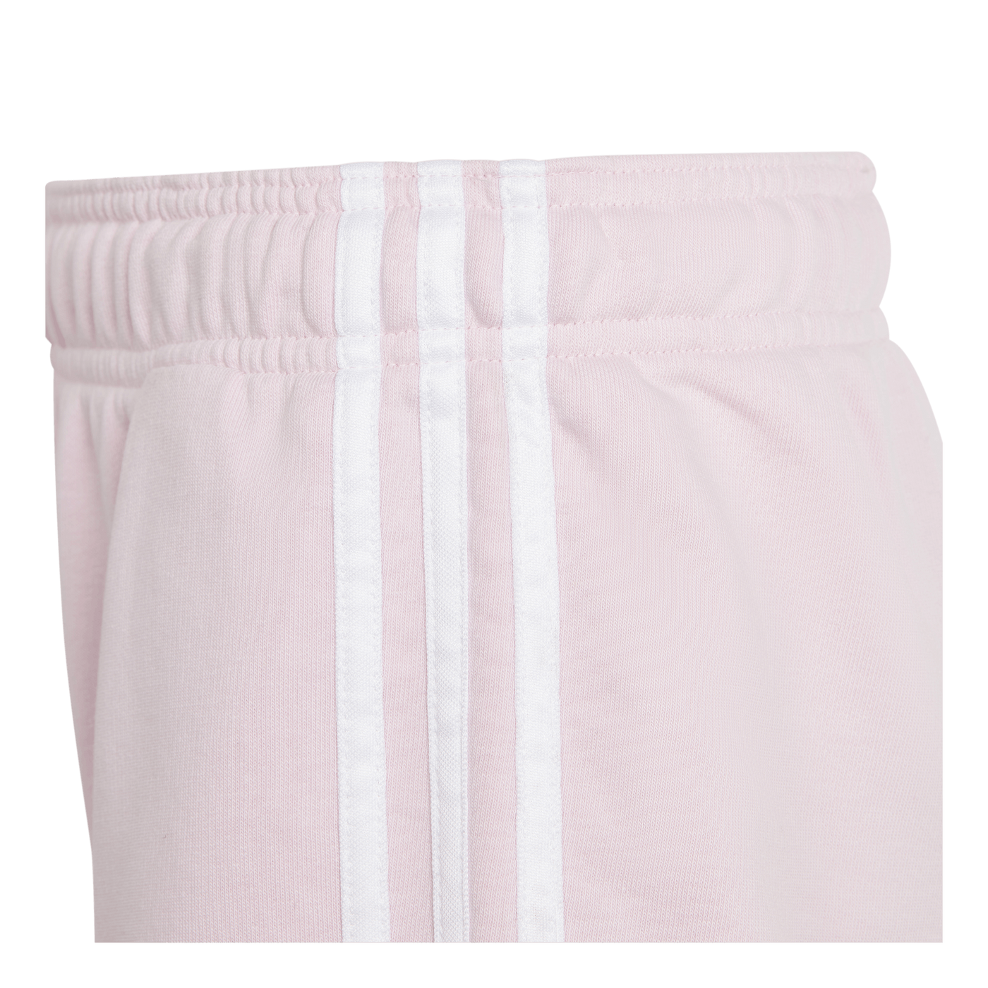 Essentials 3-Stripes Shorts Clear Pink / White