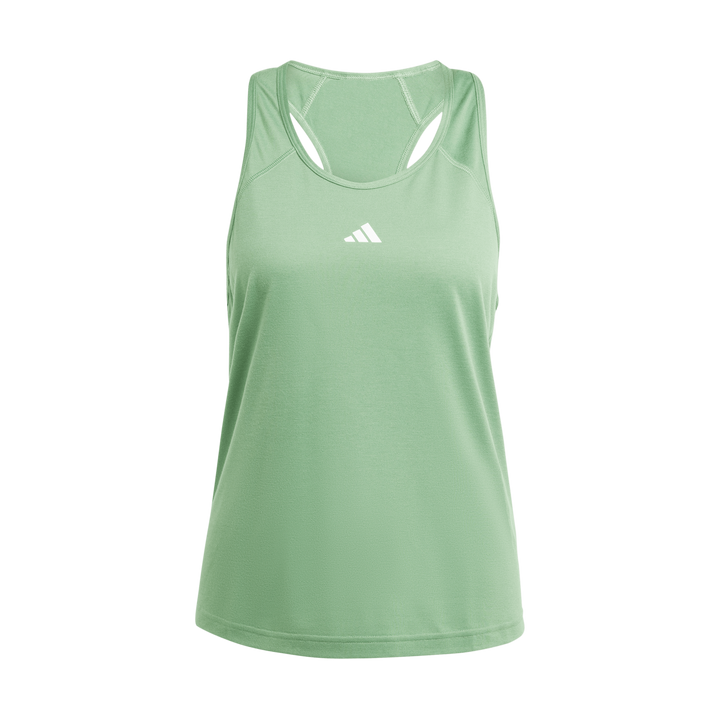Train Essentials Minimal Branding Racerback Tank Top Green