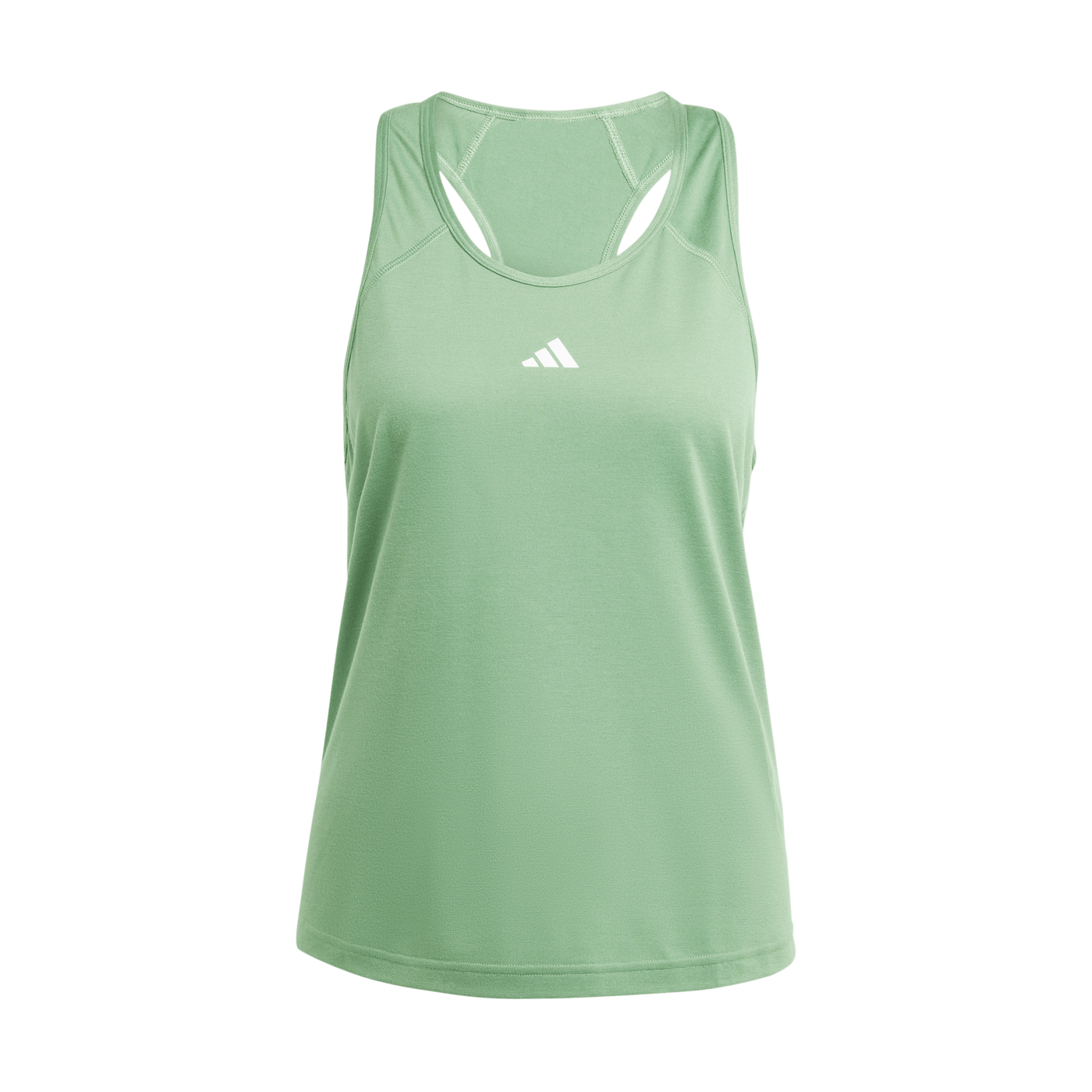 Train Essentials Minimal Branding Racerback Tank Top Green