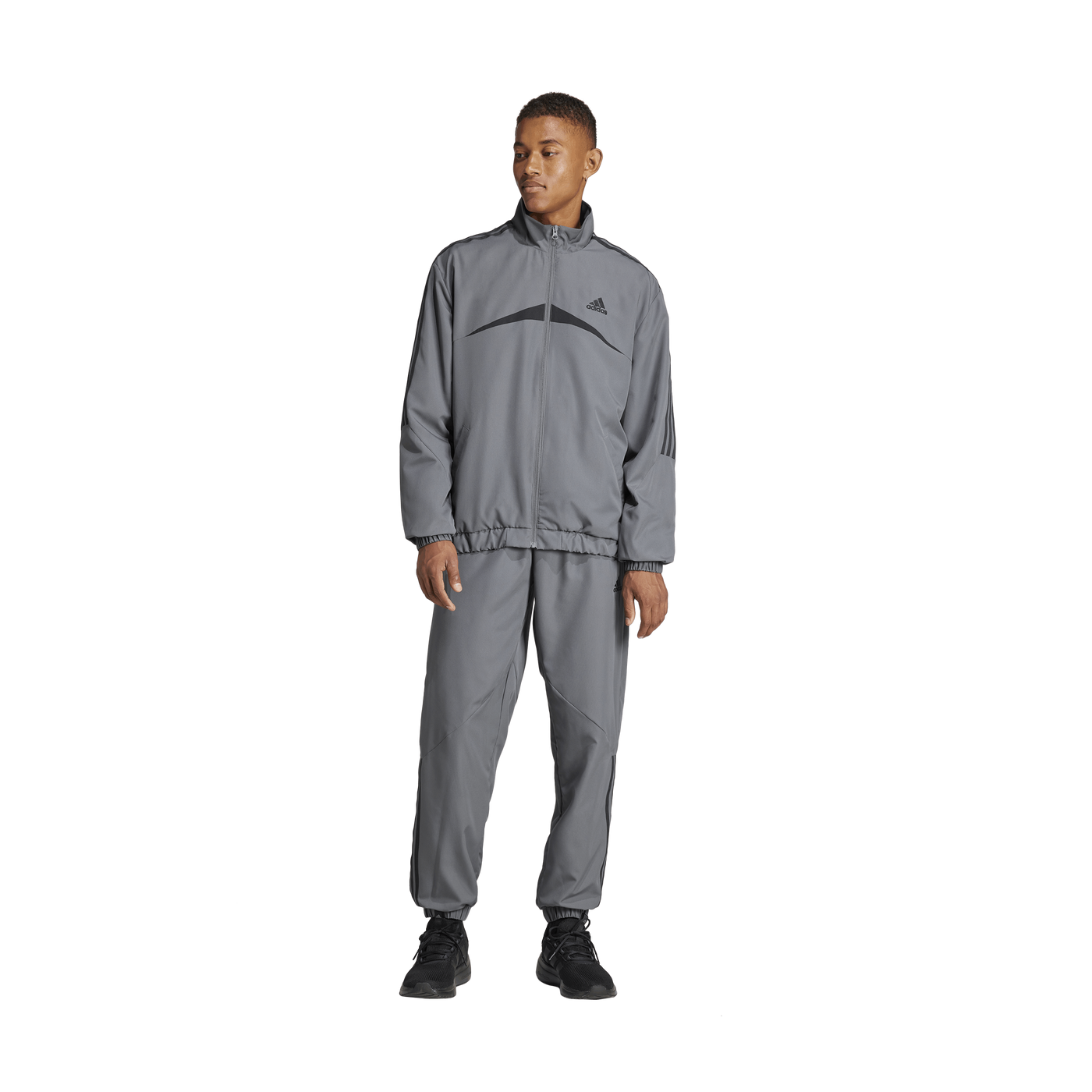 Sportswear Woven Chevron Track Suit Dark Grey