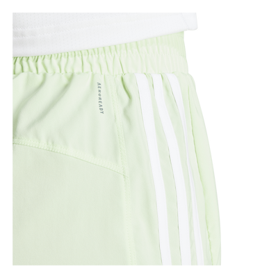 Pacer Training 3-Stripes Woven High-Rise Shorts Green