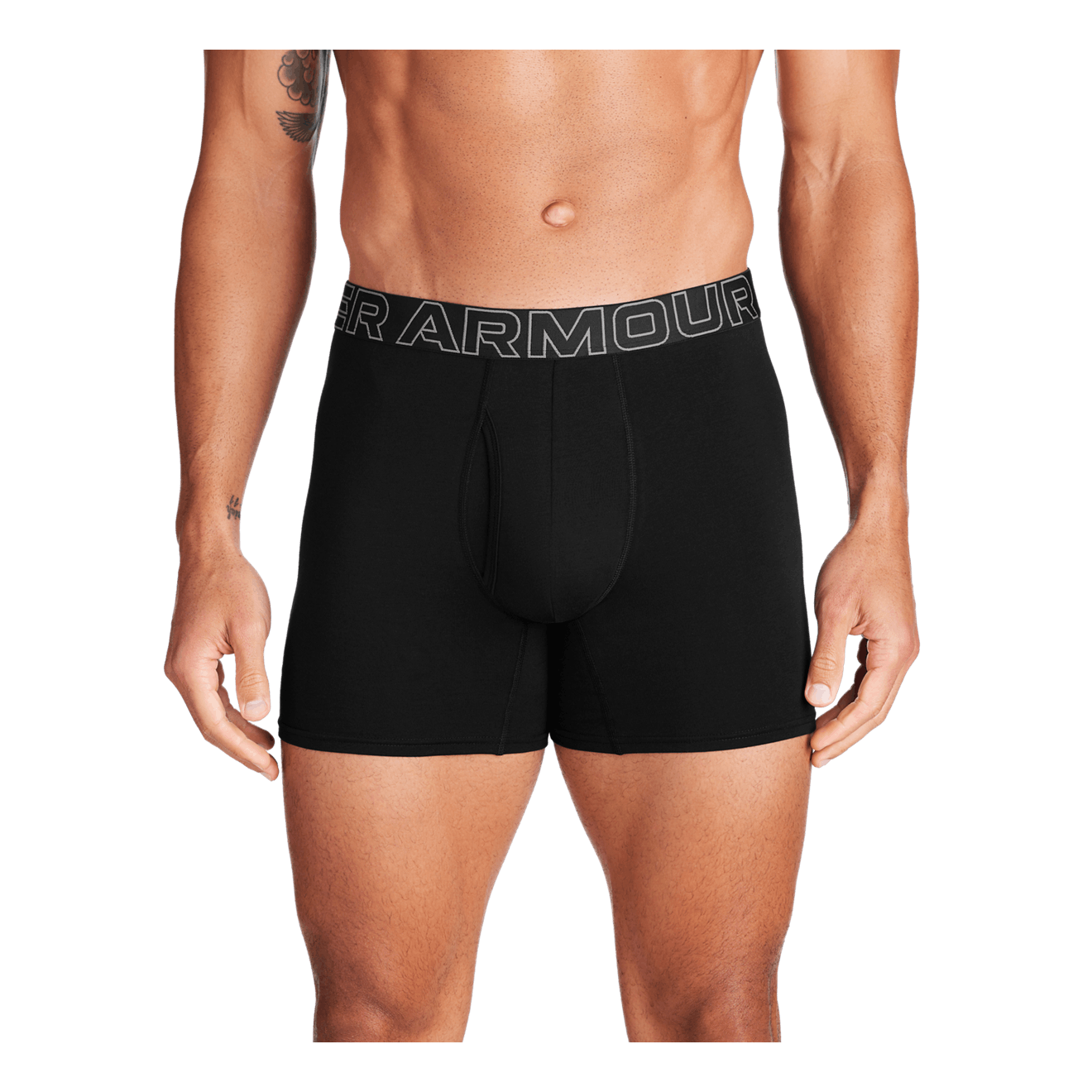 M Ua Perf Cotton 6in Black