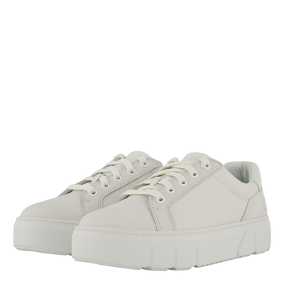 Low Lace Up Sneaker Whi Full Grain
