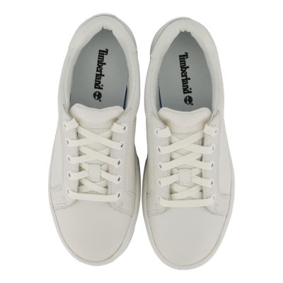 Low Lace Up Sneaker Whi Full Grain