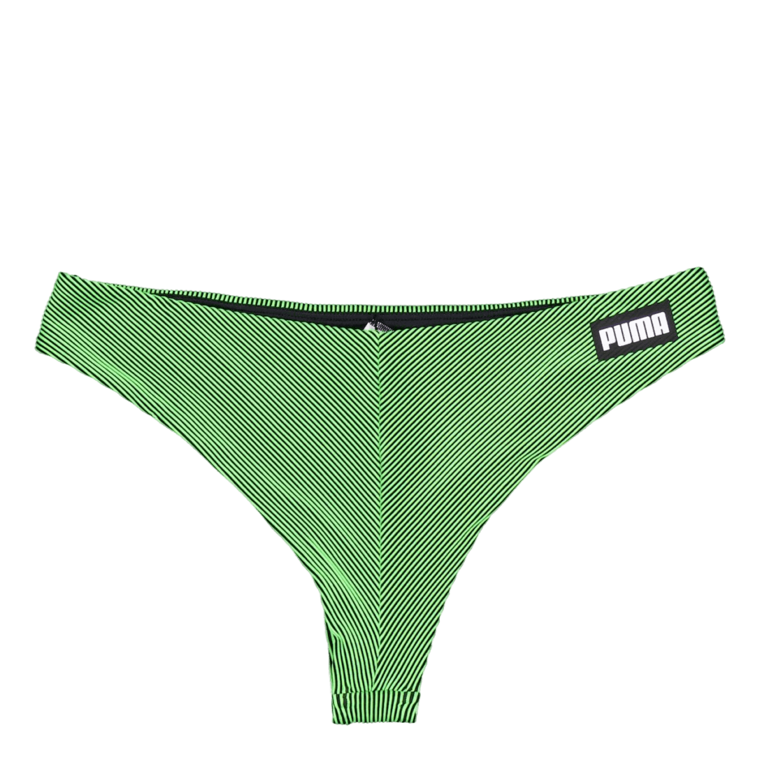 Ribbed Brazilian Green/black