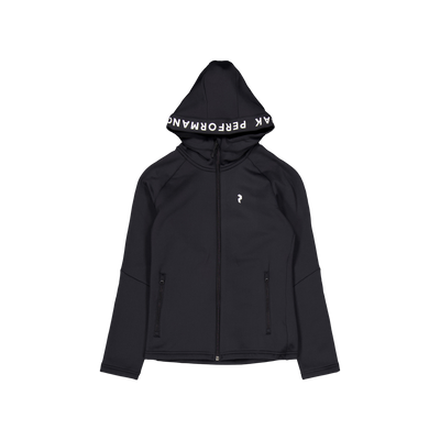 Jr Rider Zip Hood Black