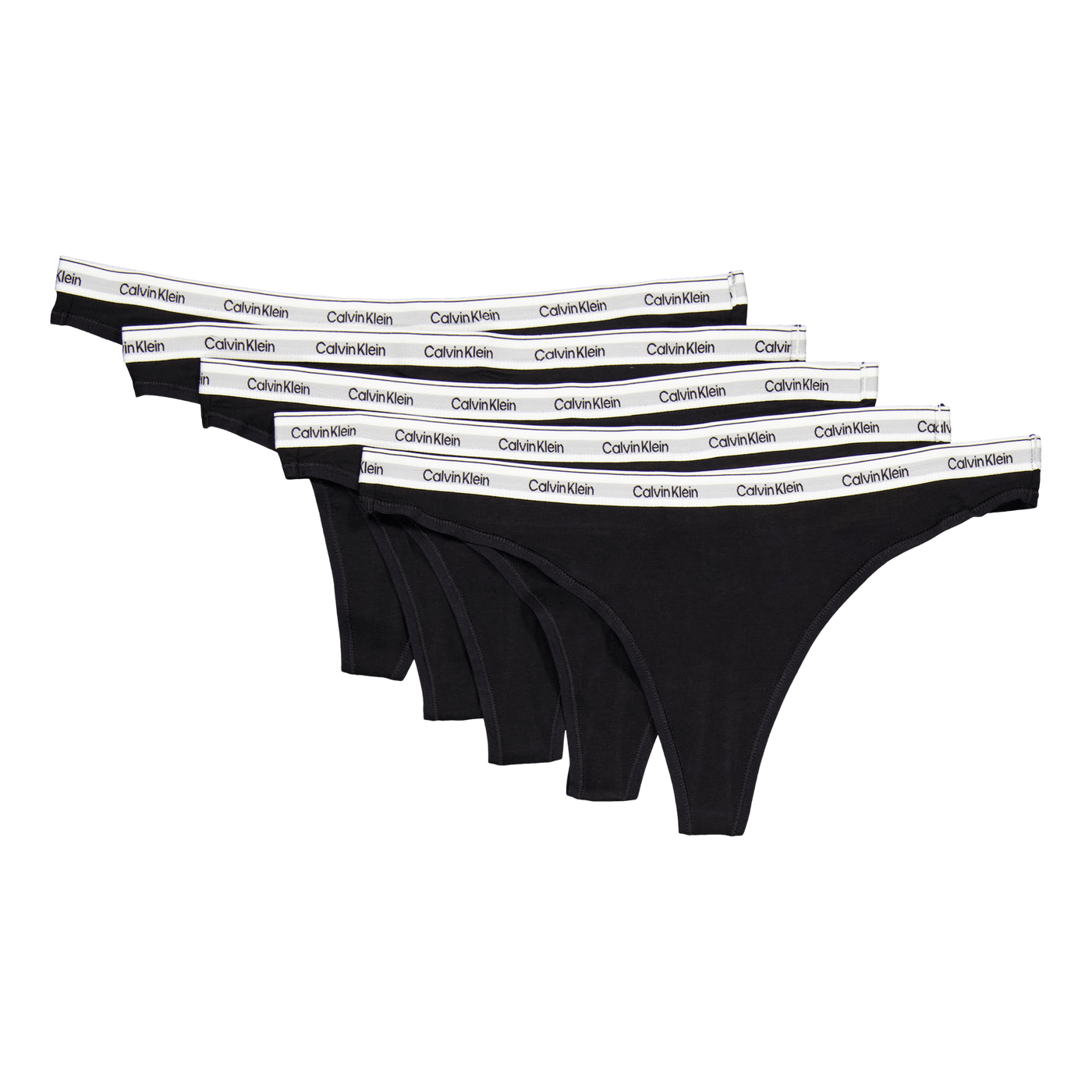 5 Pack Thong (low-rise) Black