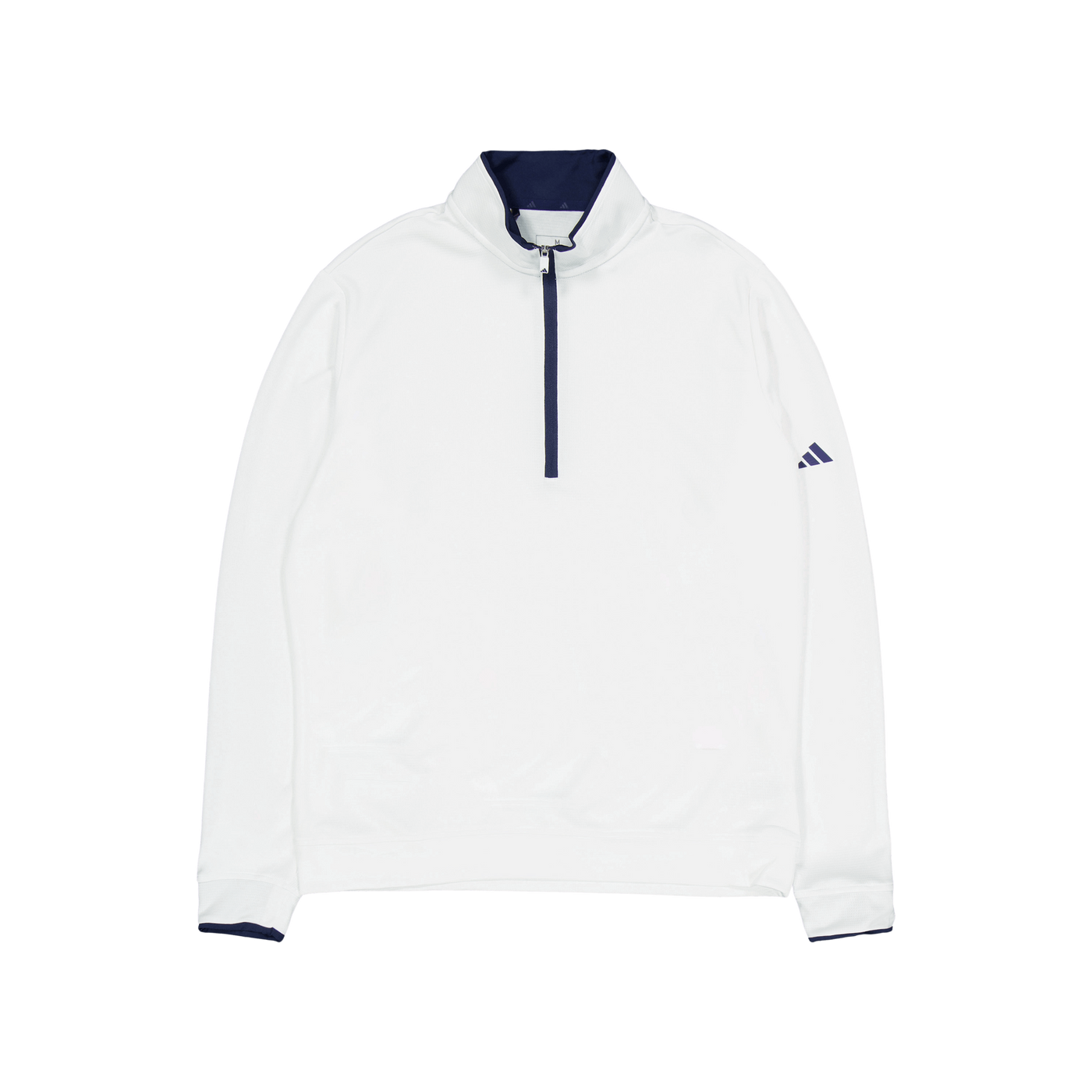 Lightweight Half-Zip Top White