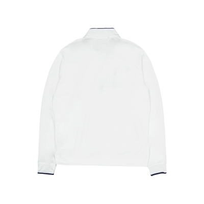 Lightweight Half-Zip Top White