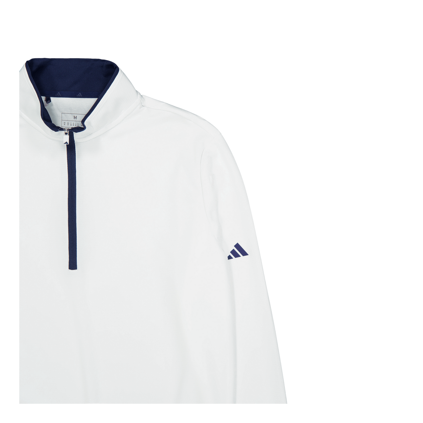 Lightweight Half-Zip Top White