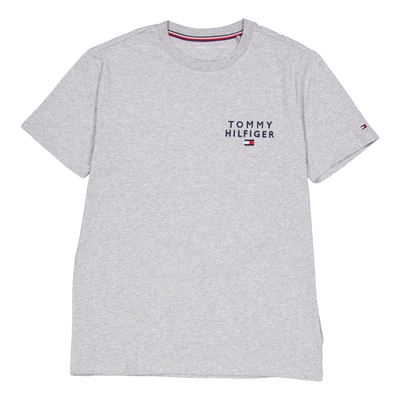 Ss Woven Pj Set Drawstring Diagonal Logo
