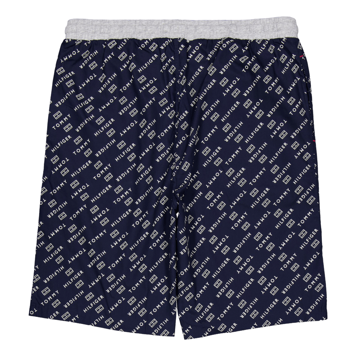 Ss Woven Pj Set Drawstring Diagonal Logo