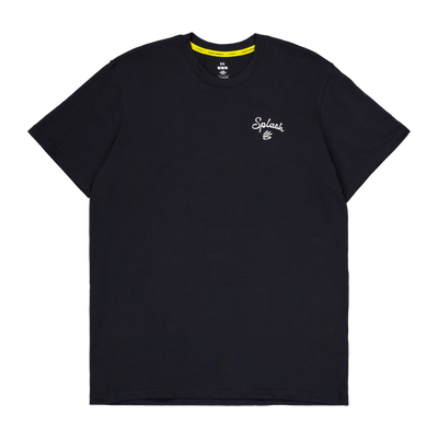 Curry Emb Splash Tee Black