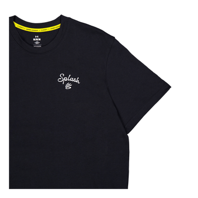 Curry Emb Splash Tee Black