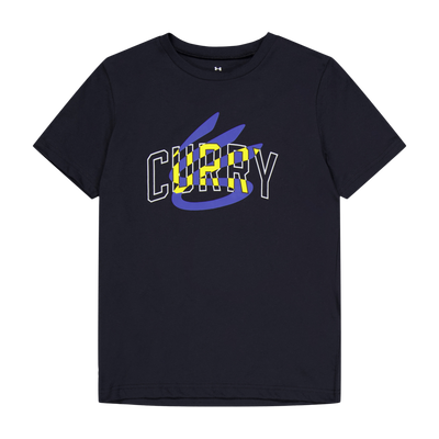 Curry Logo Tee Black