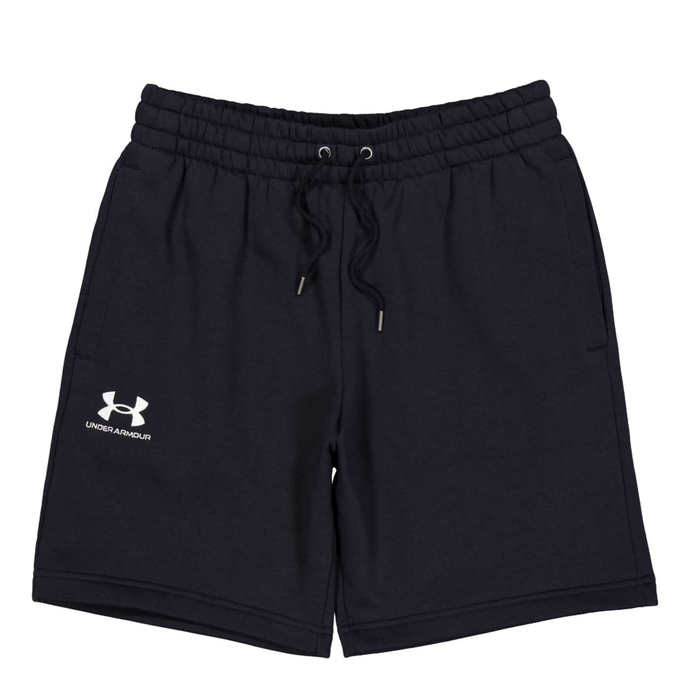 Ua Essential Fleece Shorts Black