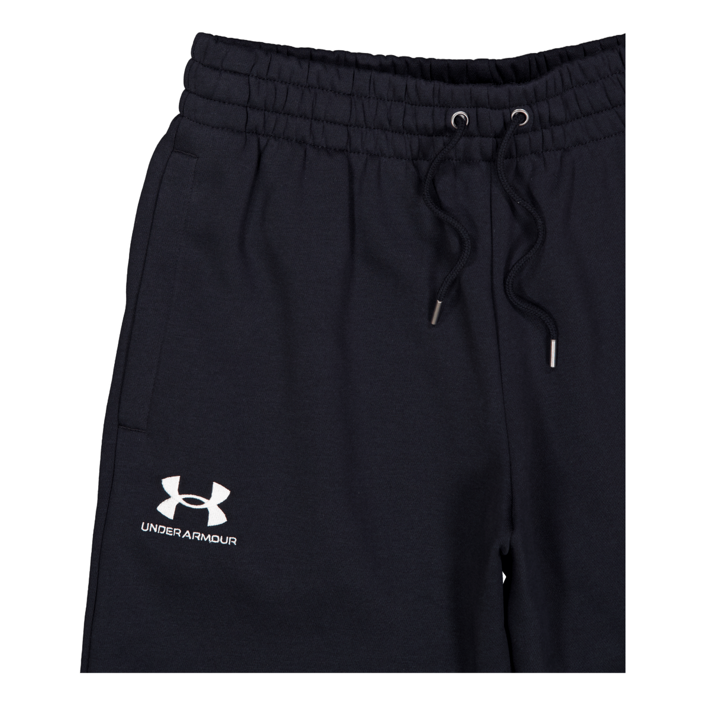 Ua Essential Fleece Shorts Black