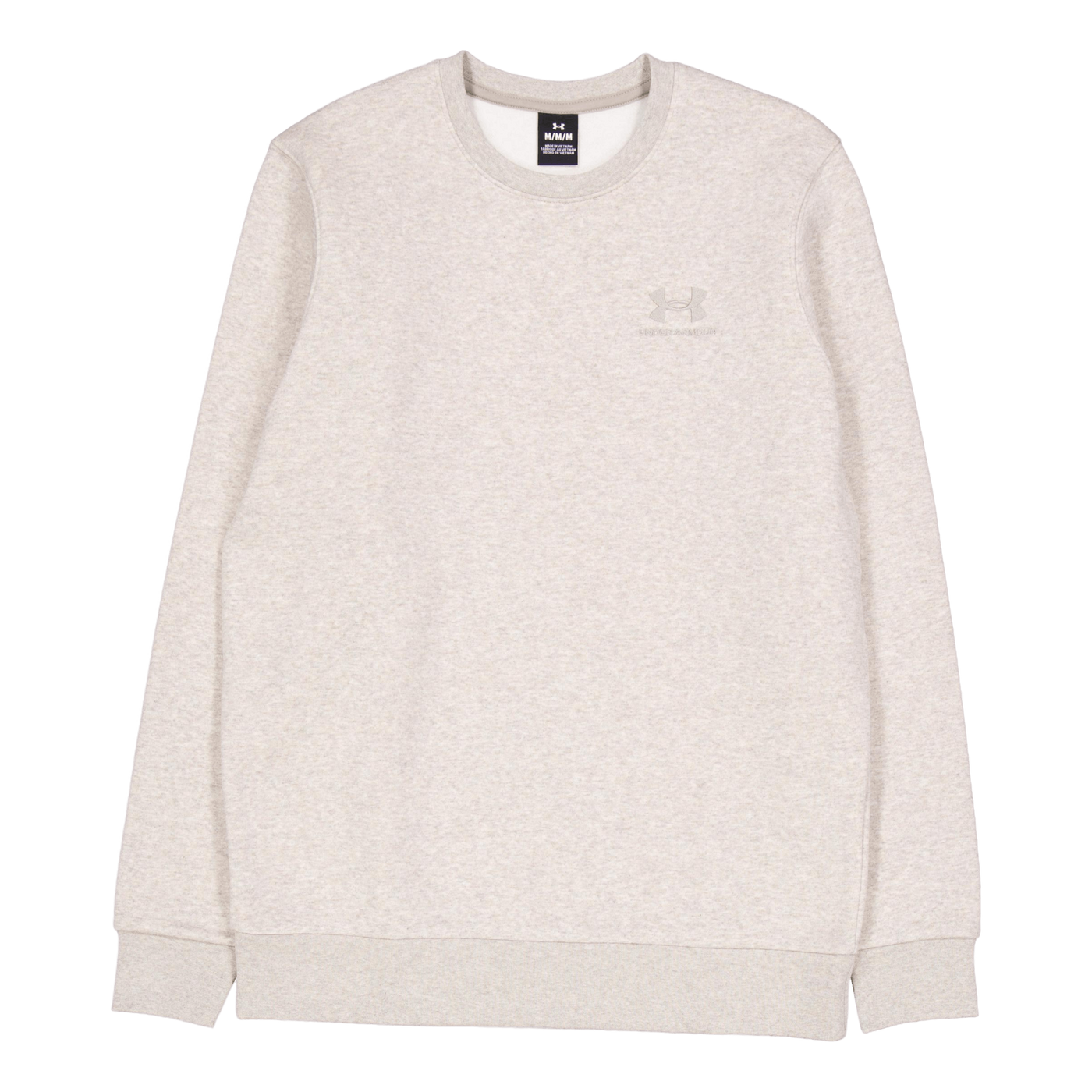 Ua Essential Fleece Crew Taupe