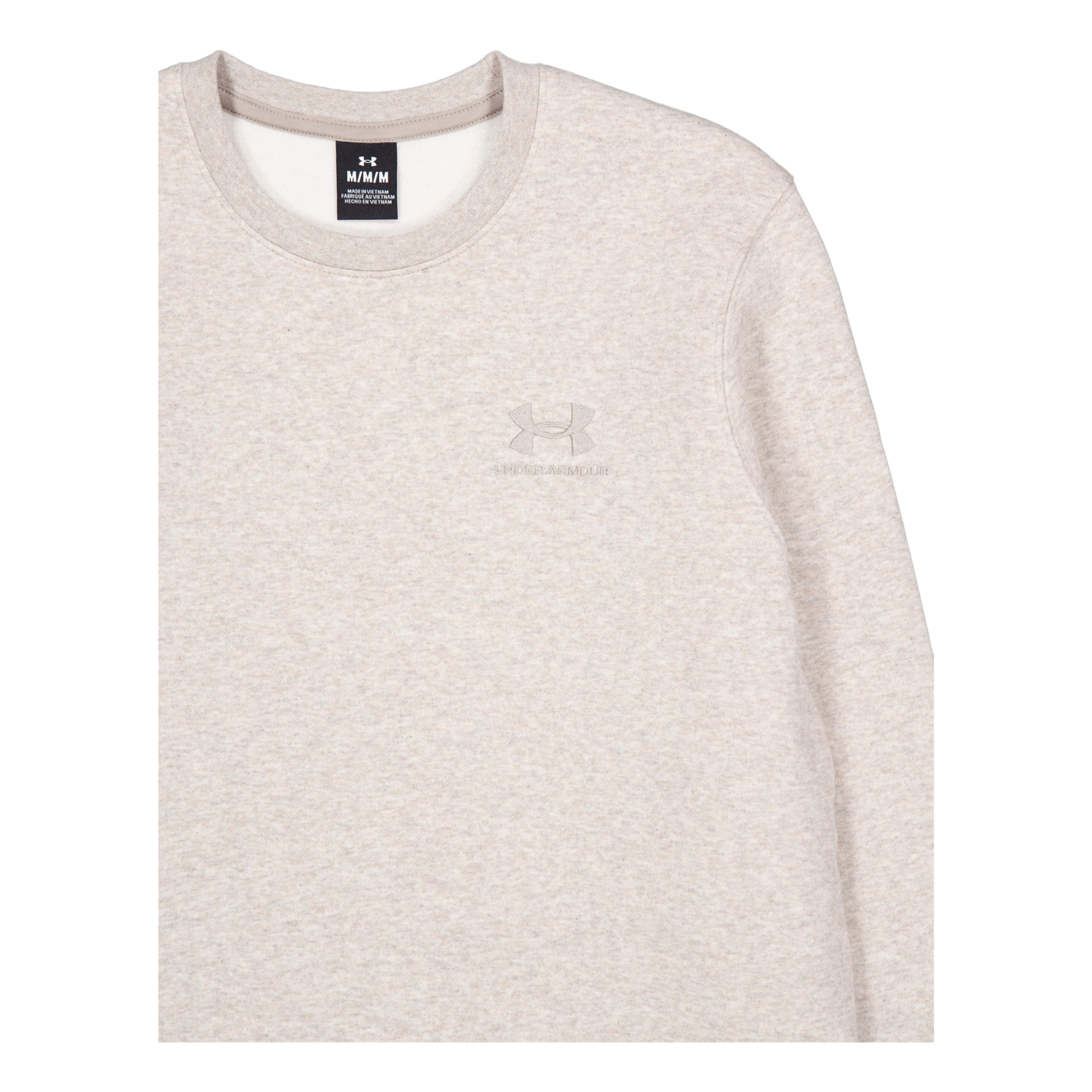 Ua Essential Fleece Crew Taupe