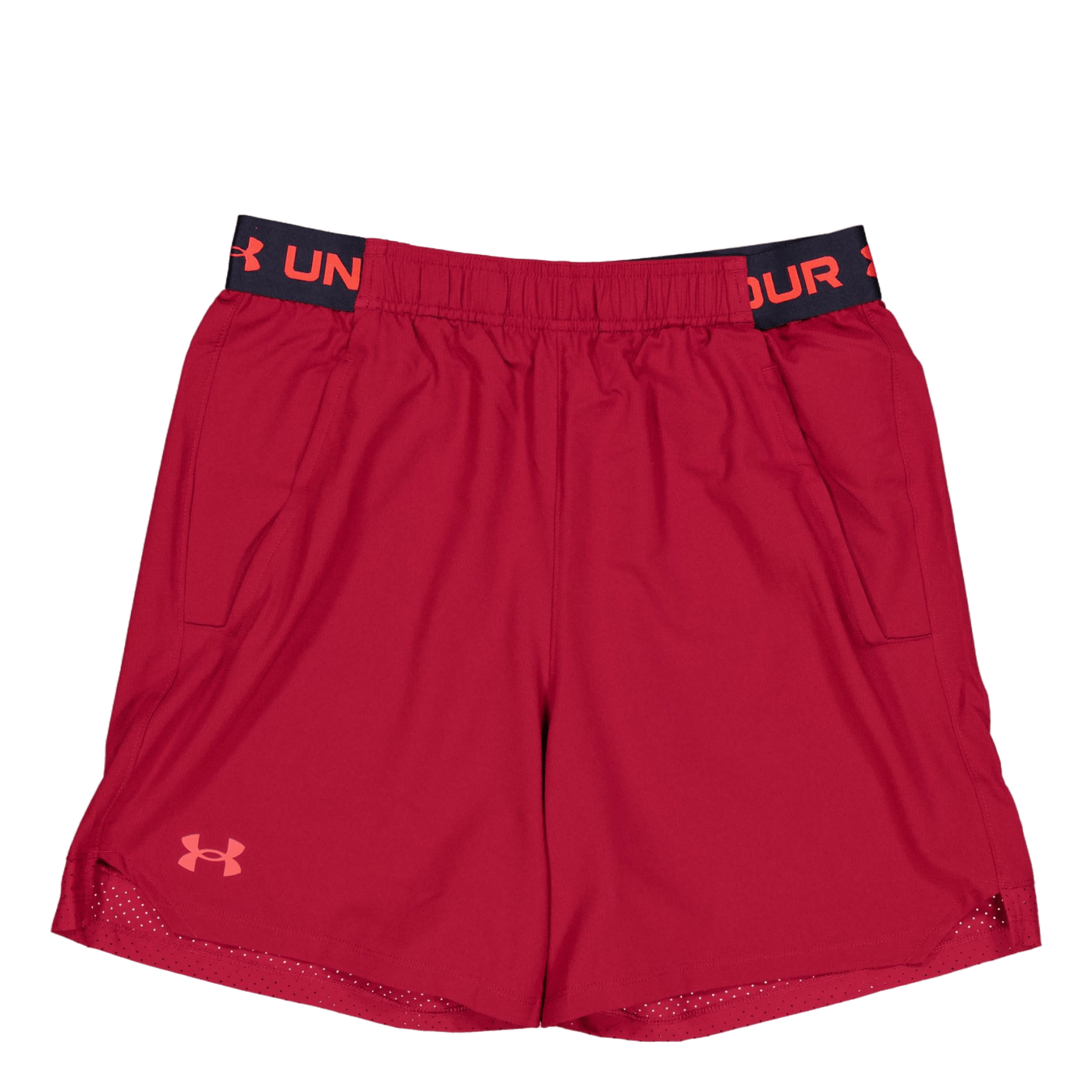 Ua Vanish Woven 6in Shorts Cardinal