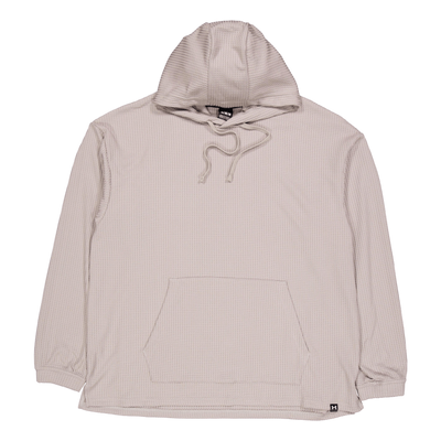 Ua Rival Waffle Hoodie Taupe