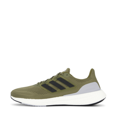 Pureboost 23 Shoes Olive Strata / Core Black / Halo Silver