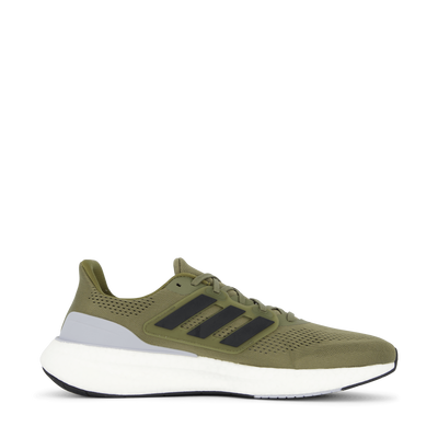 Pureboost 23 Shoes Olive Strata / Core Black / Halo Silver