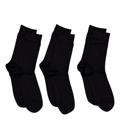 Classic Bamboo Socks 3-pack Black