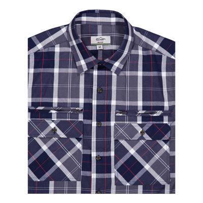 Iowa Shirt Dark Navy Check