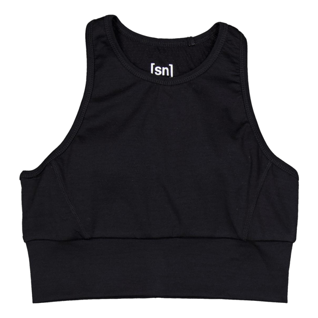 W Liquid Flow Top Black