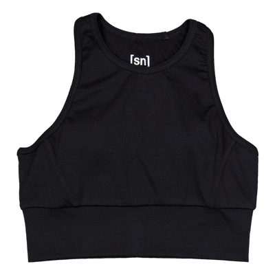 W Liquid Flow Top Black