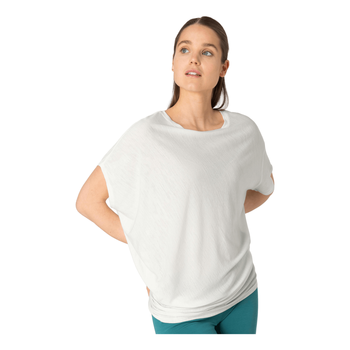 W Yoga Loose Tee White