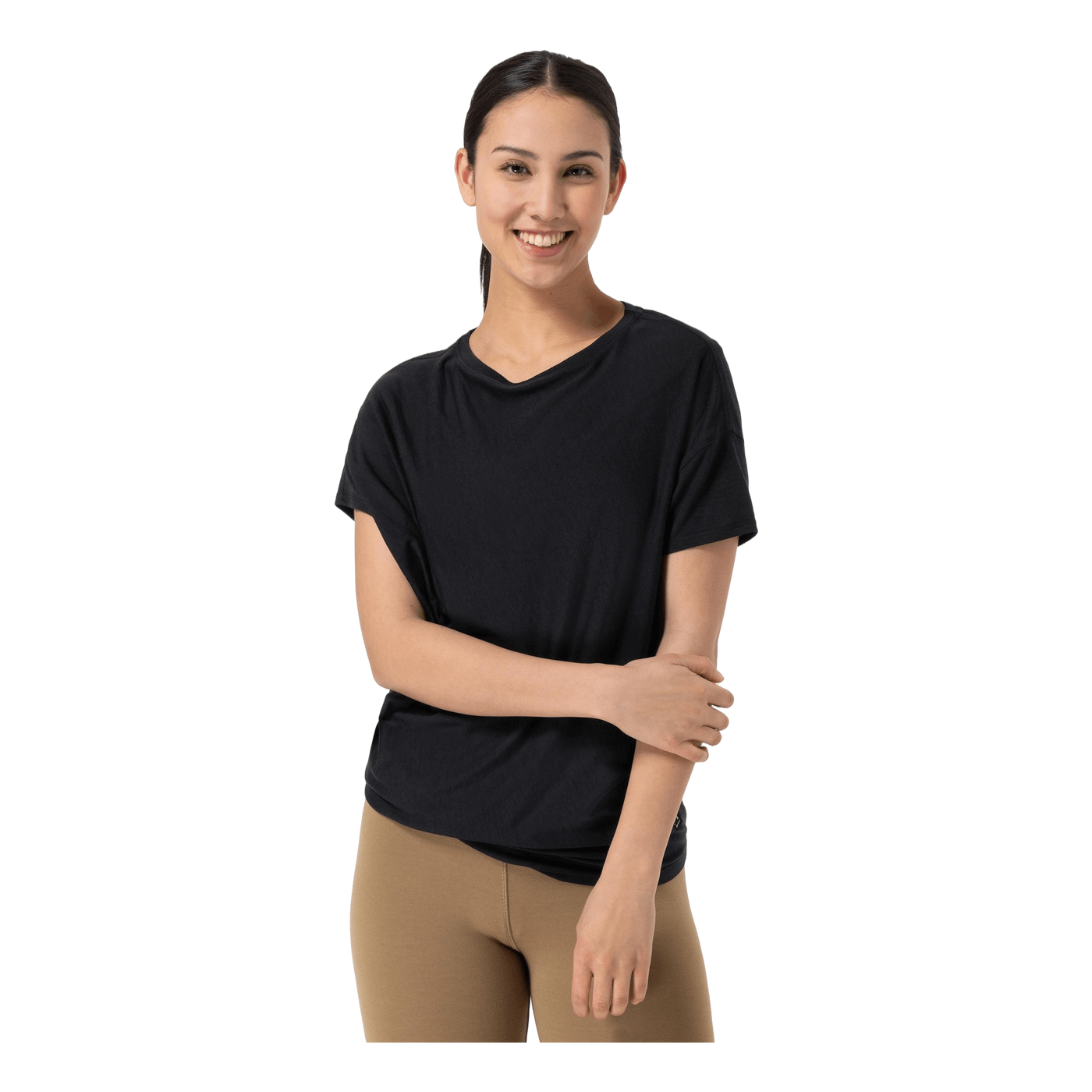 W Yoga Loose Tee Black