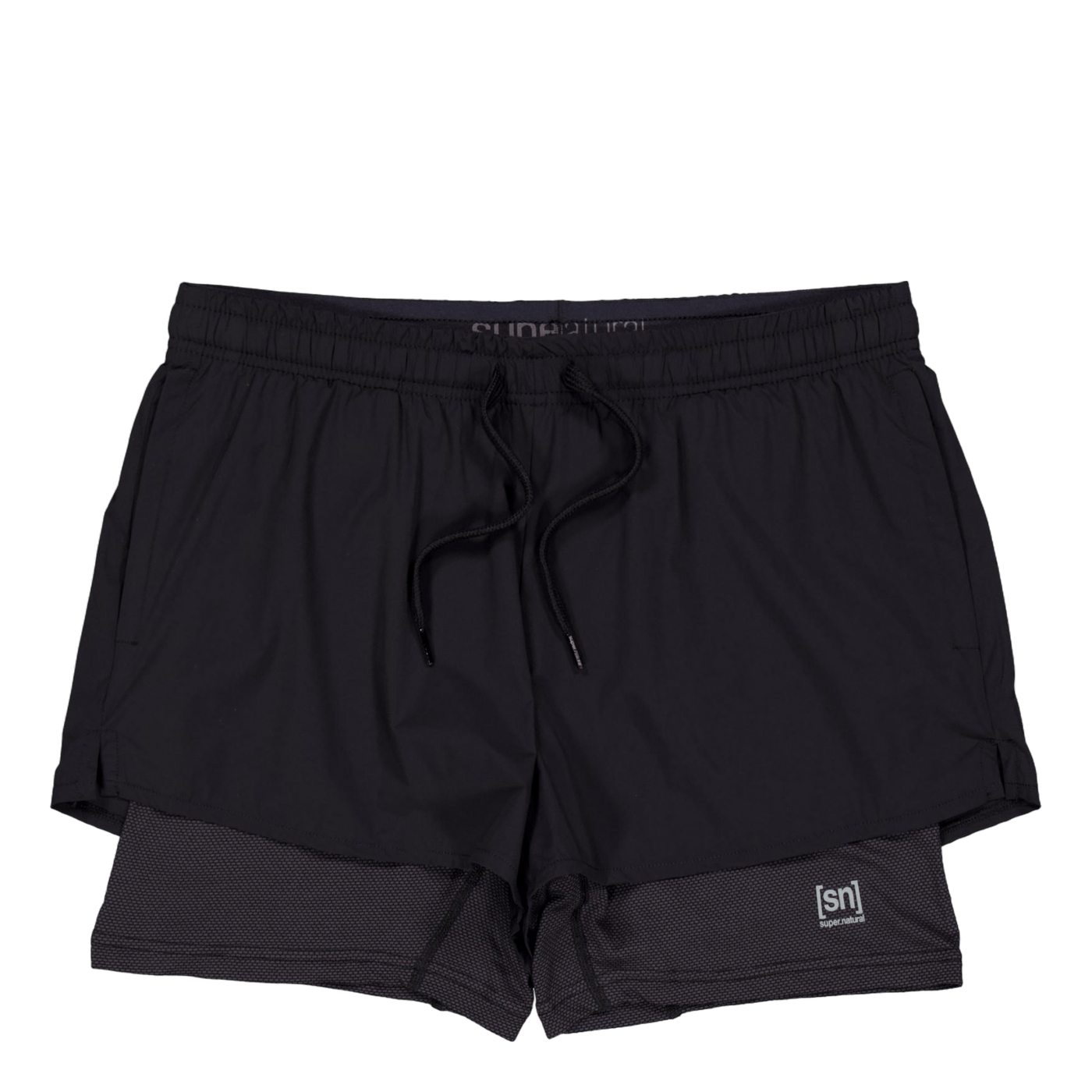 W Double Layer Shorts Black