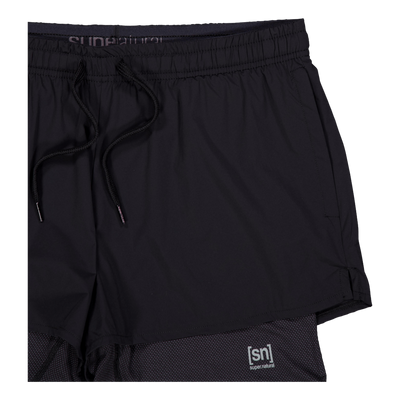 W Double Layer Shorts Black