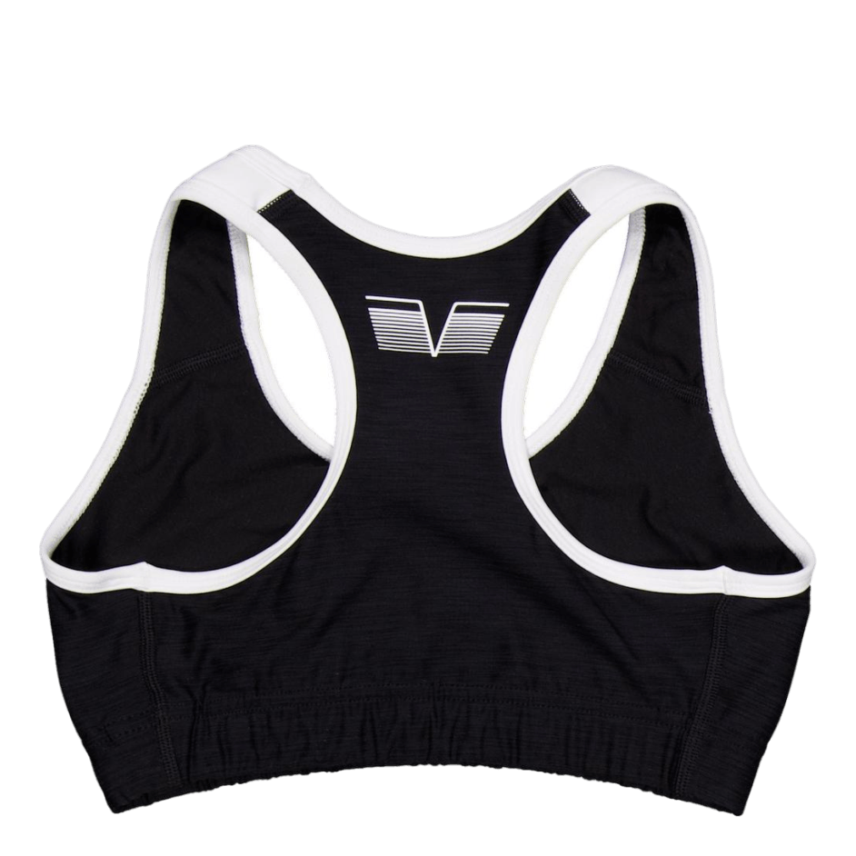 Black &amp; White Swirl Sports Bra Black/white