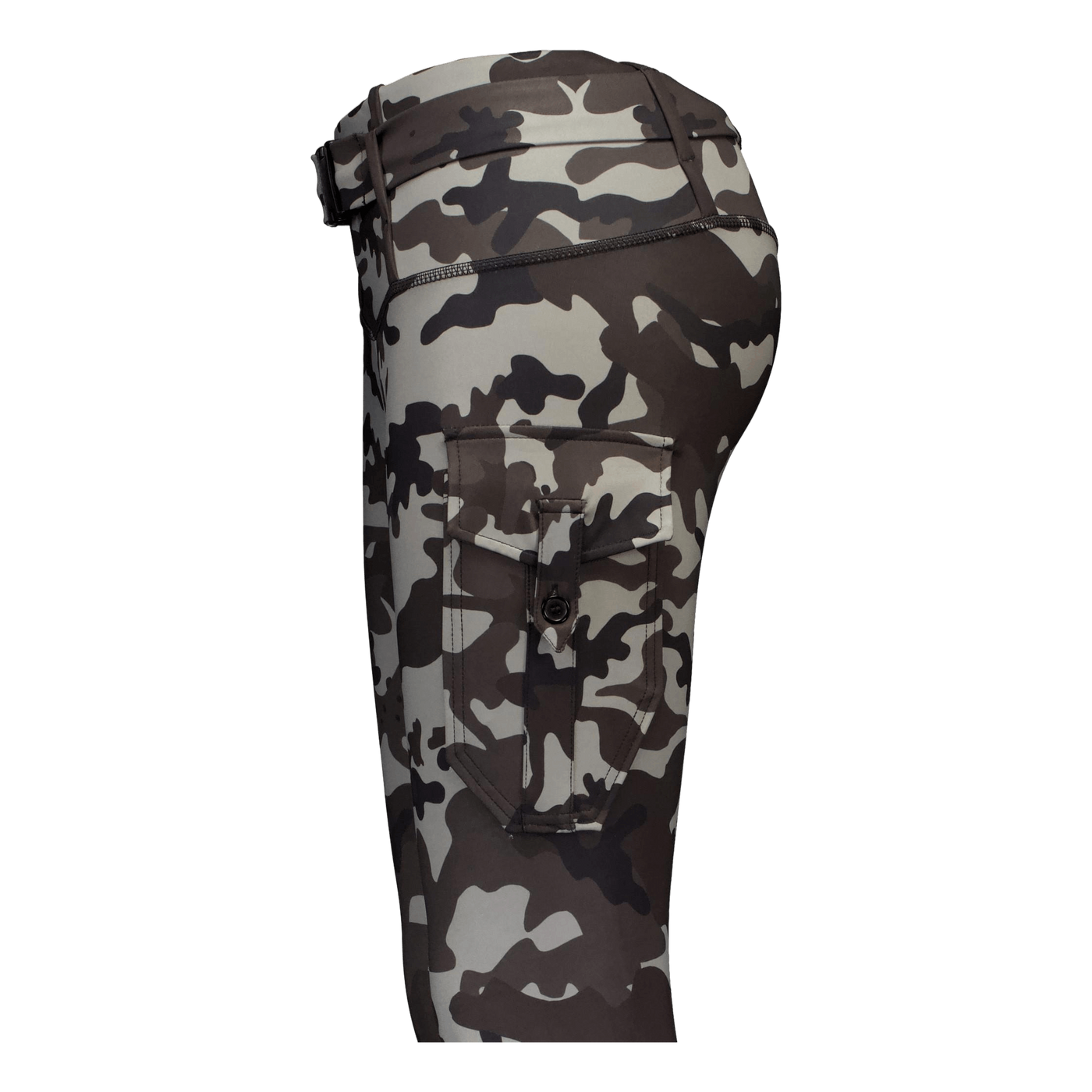 Cargo Camo Stealth Leggings Dark Grey