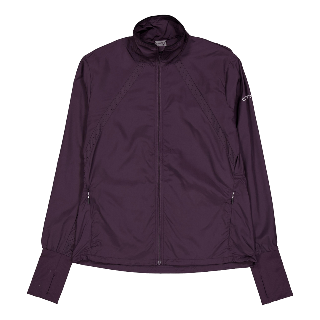 Adv Essence Wind Jacket W Dk Plum