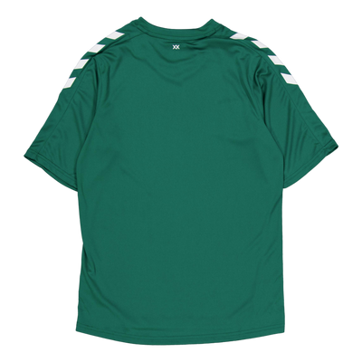 Hmlcore Xk Poly Jersey S/s Evergreen