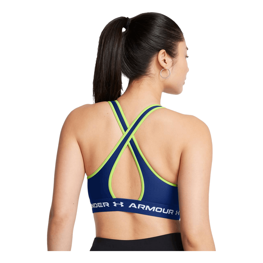 Crossback Mid Bra Tech Blue