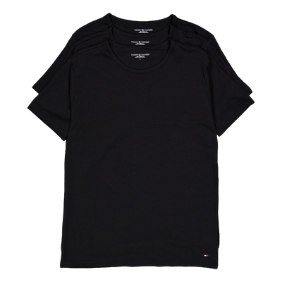 Stretch Cn Tee Ss 3pack Black/black/black