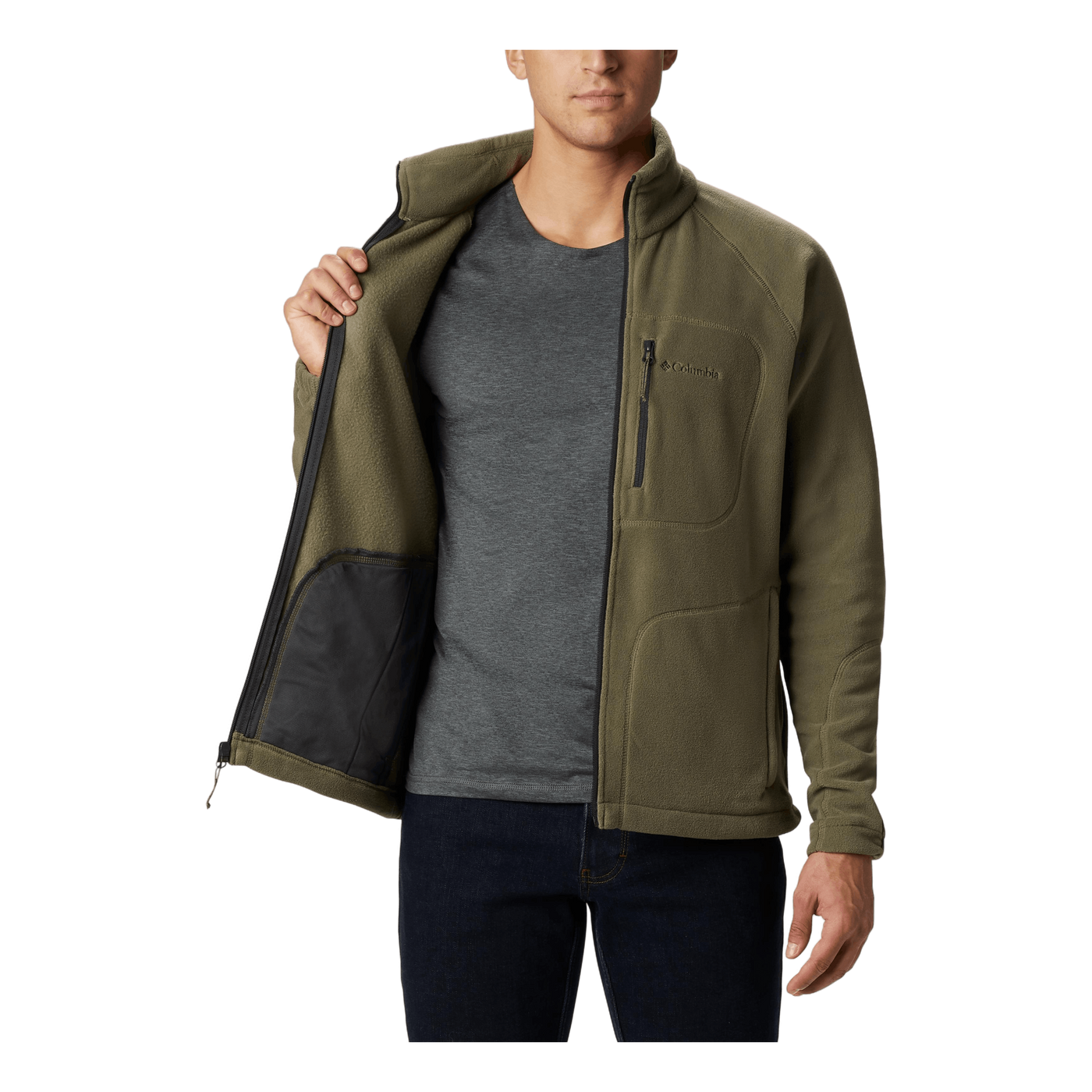 Fast Trek™ Ii Full Zip Fleece Stone Green