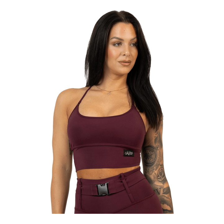 Cargo Top Burgundy Dark Red