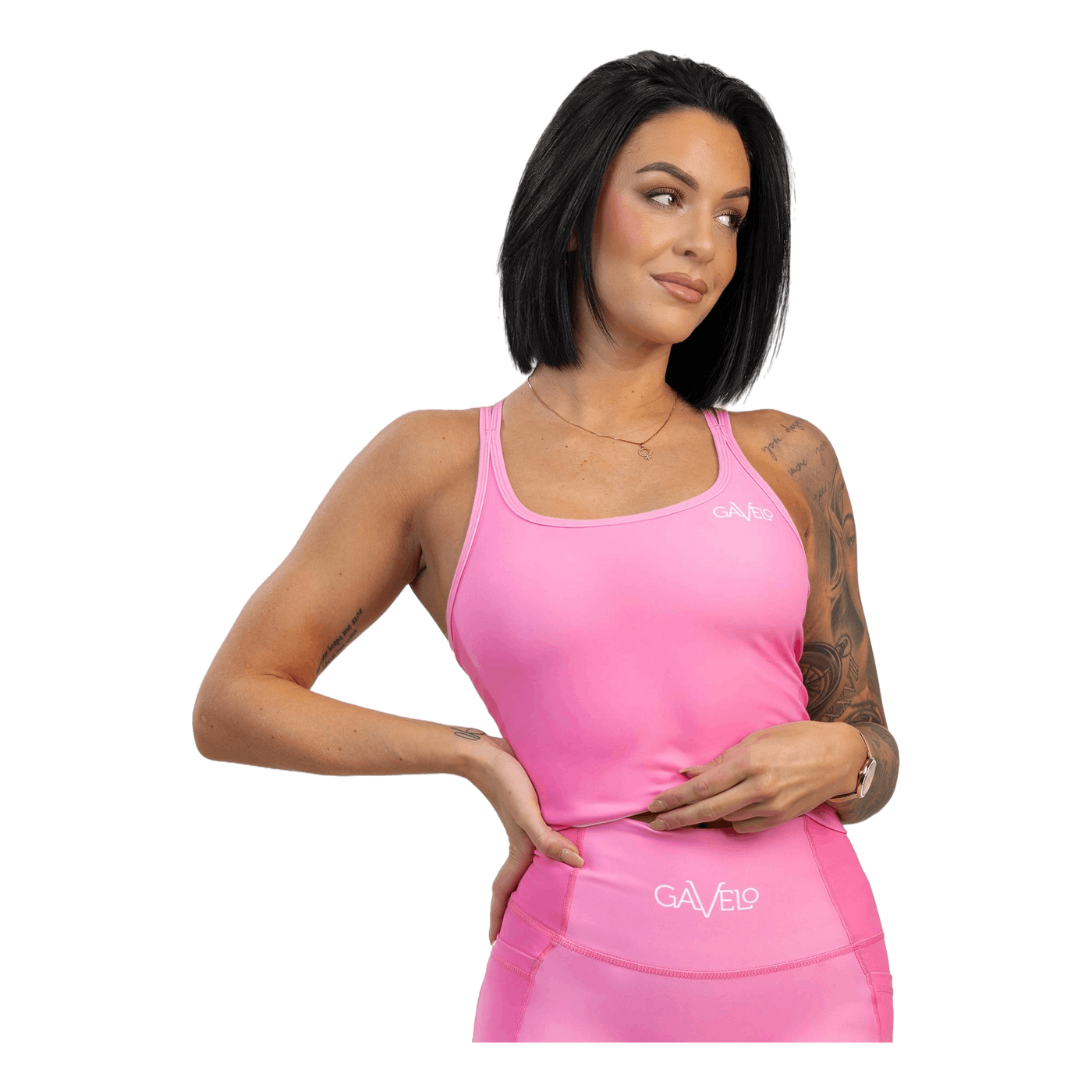 Pastel Paradise Tank Top Pink