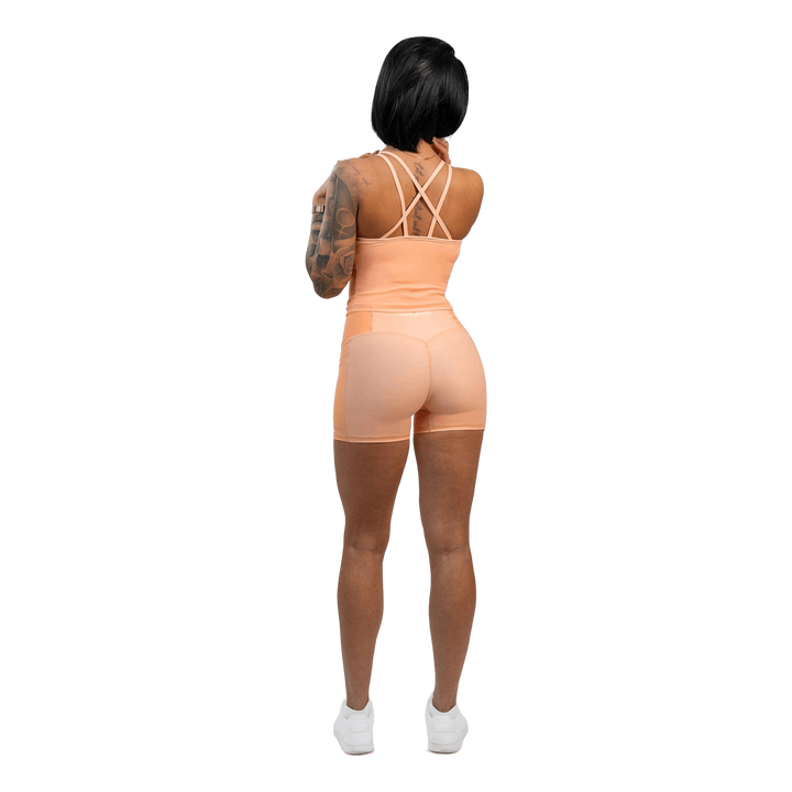 Pastel Paradise Shorts Peach