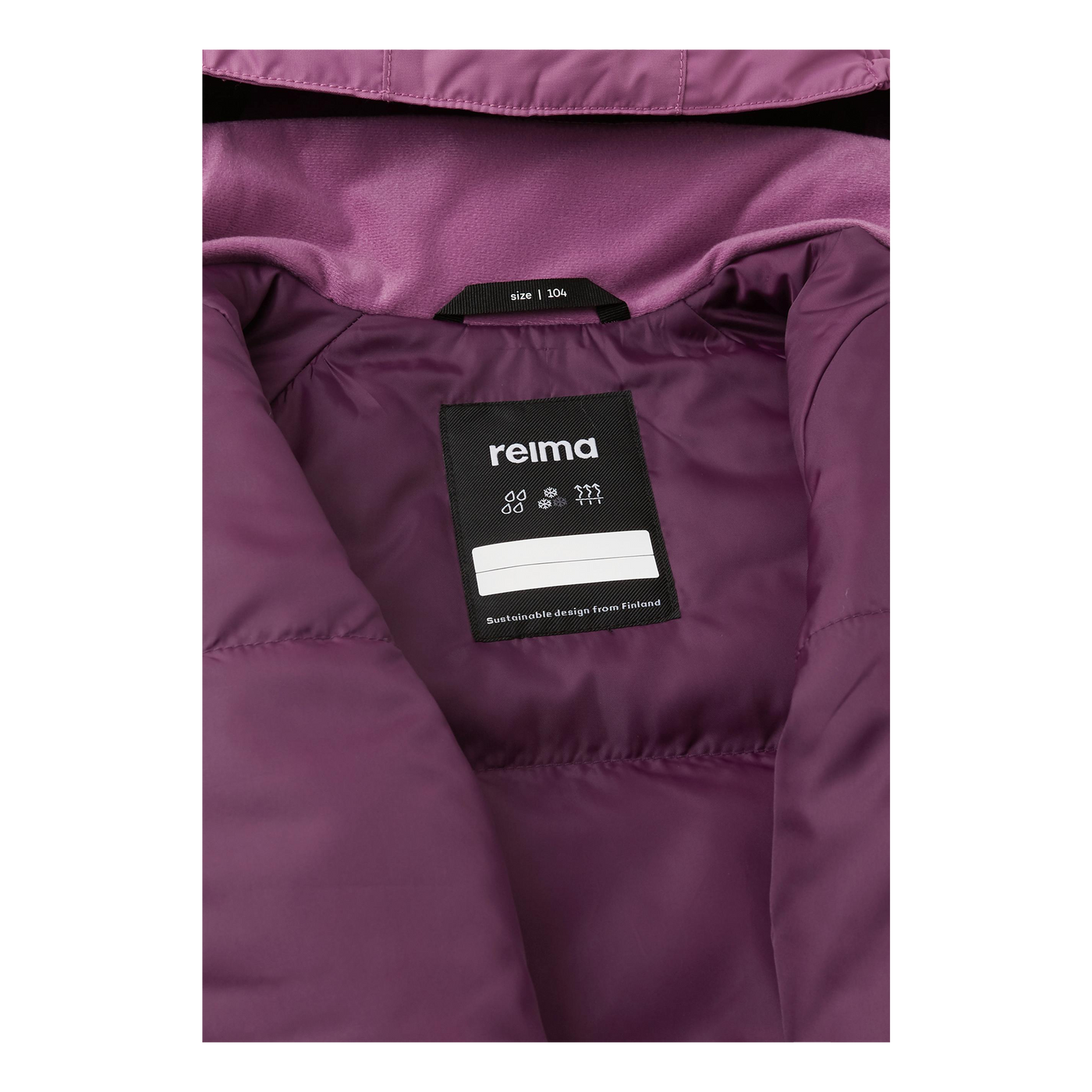 Reimatec winter jacket Raisio Red Violet