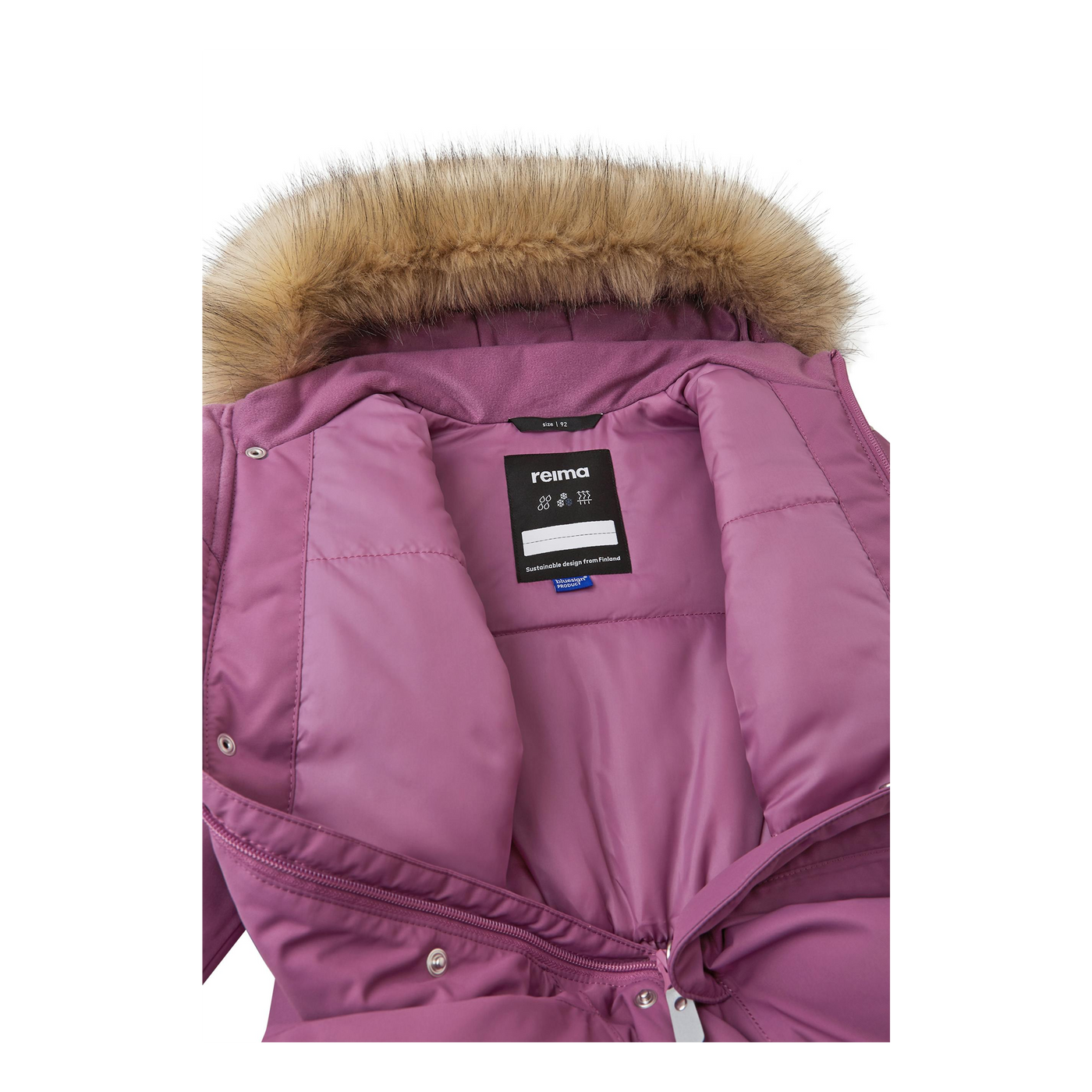 Reimatec winter overall Gotland Red Violet