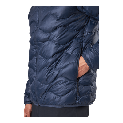 M Helium Down Hood Jacket Blue Shadow